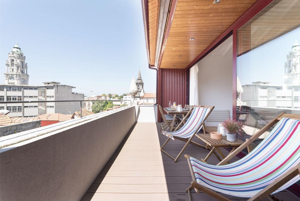 Lovelystay - Top Floor Balcony Apartment Порту Экстерьер фото